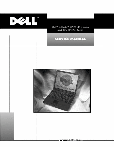 dell latitude cpx Field Service Manual